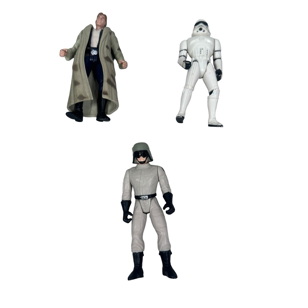 Vintage Kenner Star Wars Action Figure Lot 13 Luke Han Leia Stormtrooper 90s - Picture 4 of 10